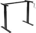Manual Height Adjustable Standing Desk Frame with Cable Management Tray U3551
