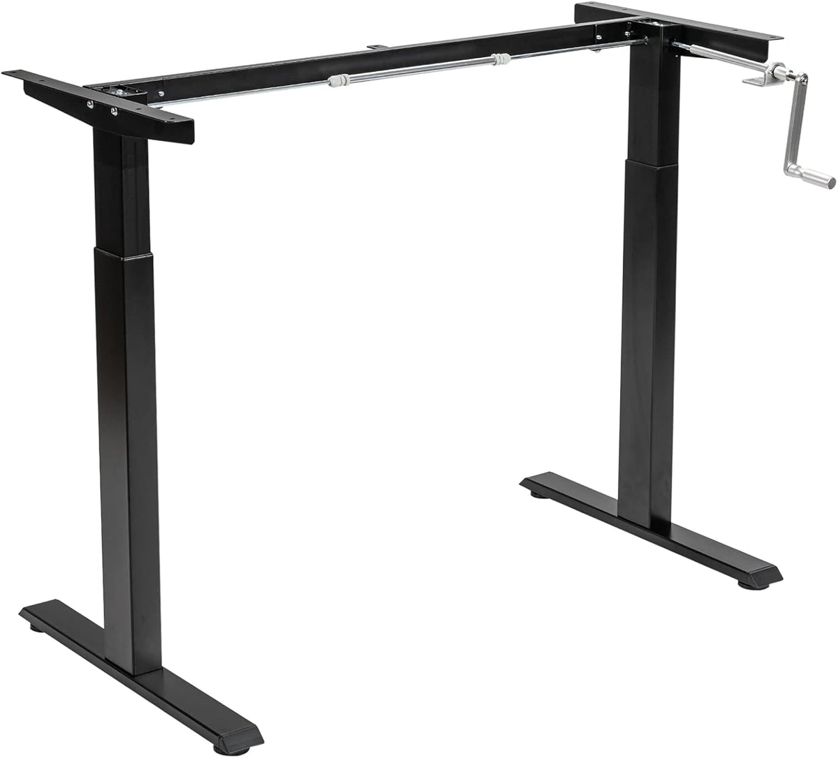 Manual Height Adjustable Standing Desk Frame with Cable Management Tray U3551