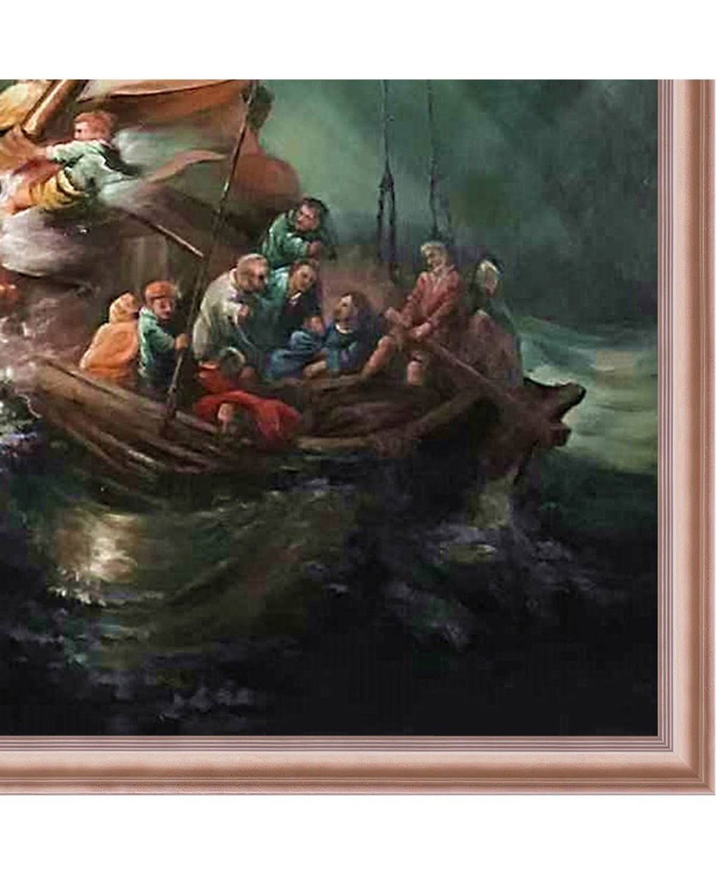 Hand Painted Oil Painting with Frame 24x22 x 36x22 T12996