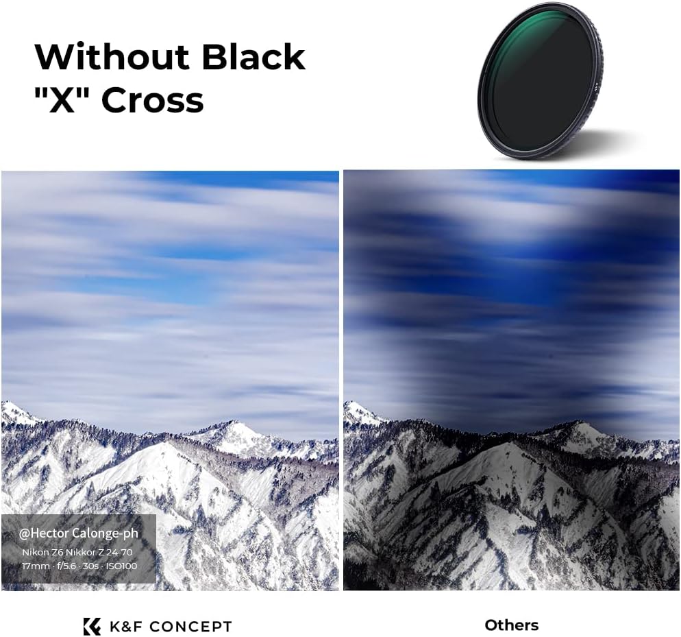 67mm Variable ND Filter ND2-ND32 Camera Lens Filter with Multi-Layer Coatings Pack of 2 Q3544