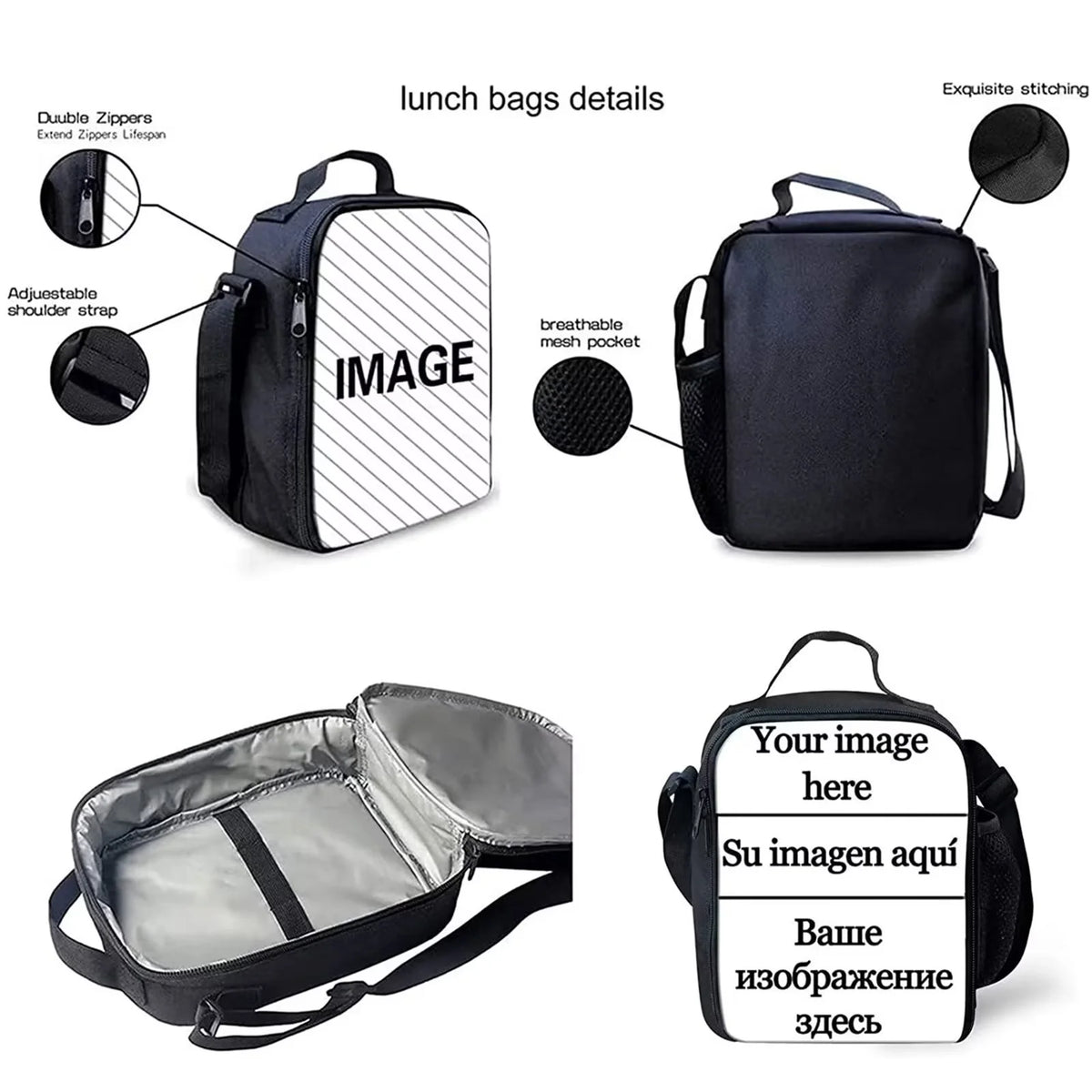 American Flag Pig Backpack Lunch Box Set of 3, Galaxy Space School Backpacks for Girls 10-12, Kids Bookbag Lunchbag Pencil Case U28431