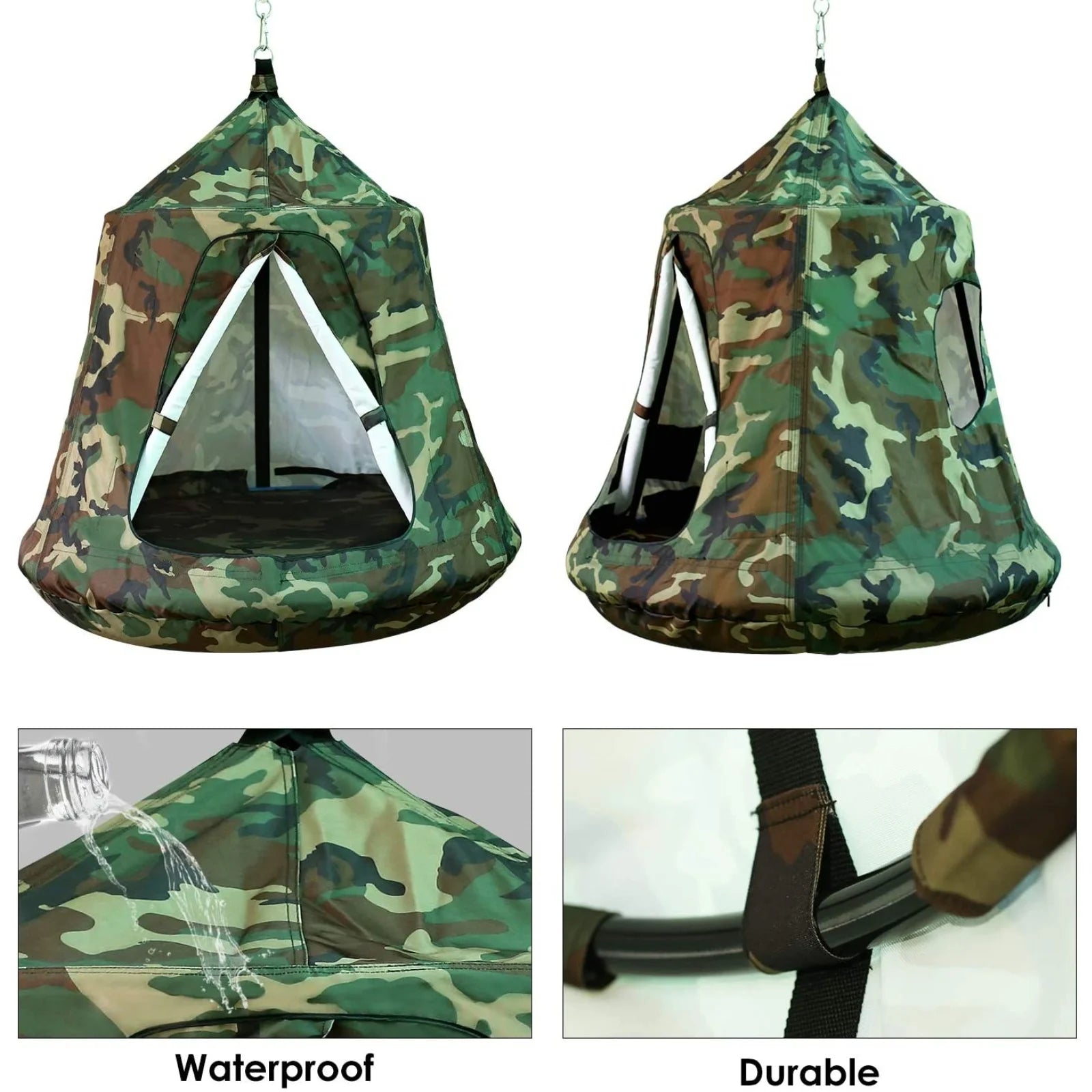 Hanging Tree Tent with LED Lights H10433