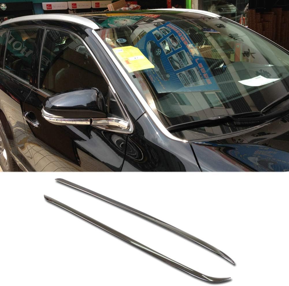 Stainless Steel Windshield Side Window Cover Trim Pack of 2 M9526