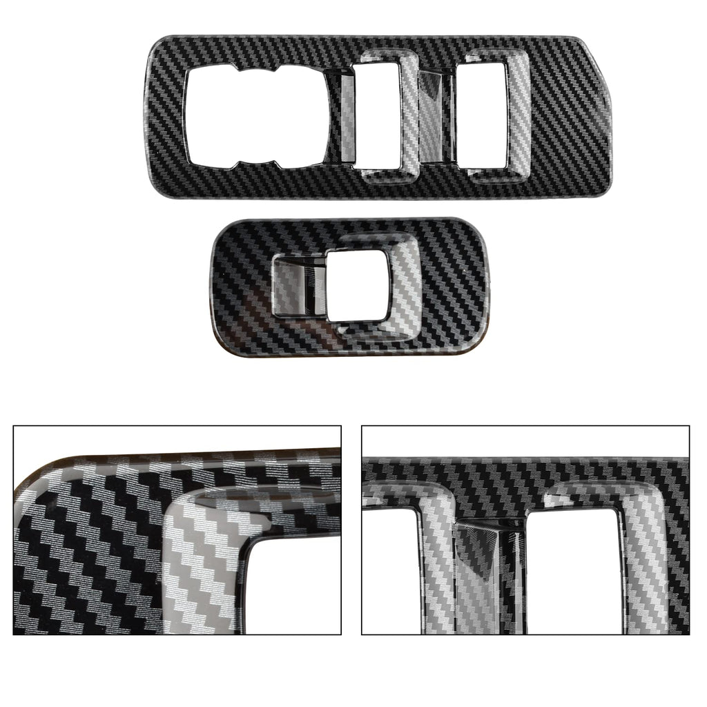 Carbon Fiber Pattern Window Lift Trim Switch Panel Cover D569240