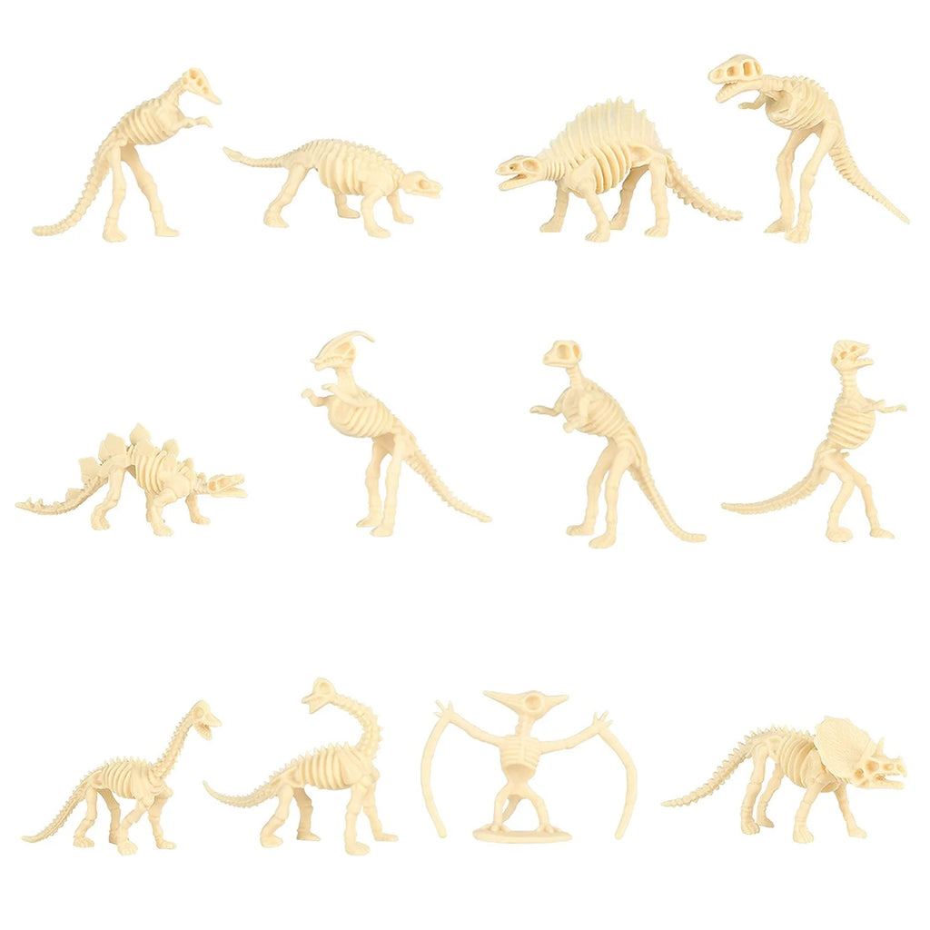 Colorful Simulation Dinosaur Fossil Model Ornaments E614590