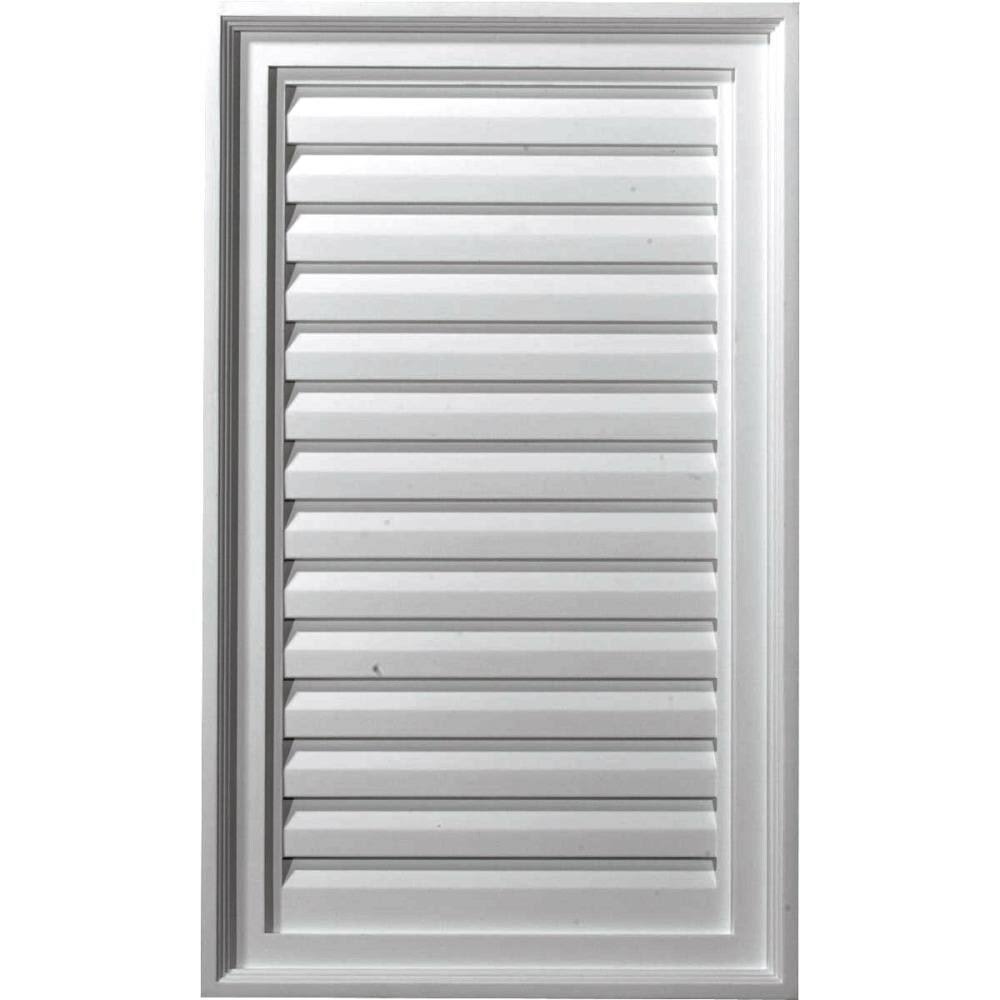 26x22H x 18x22W Vertical Gable Vent Louver E61578