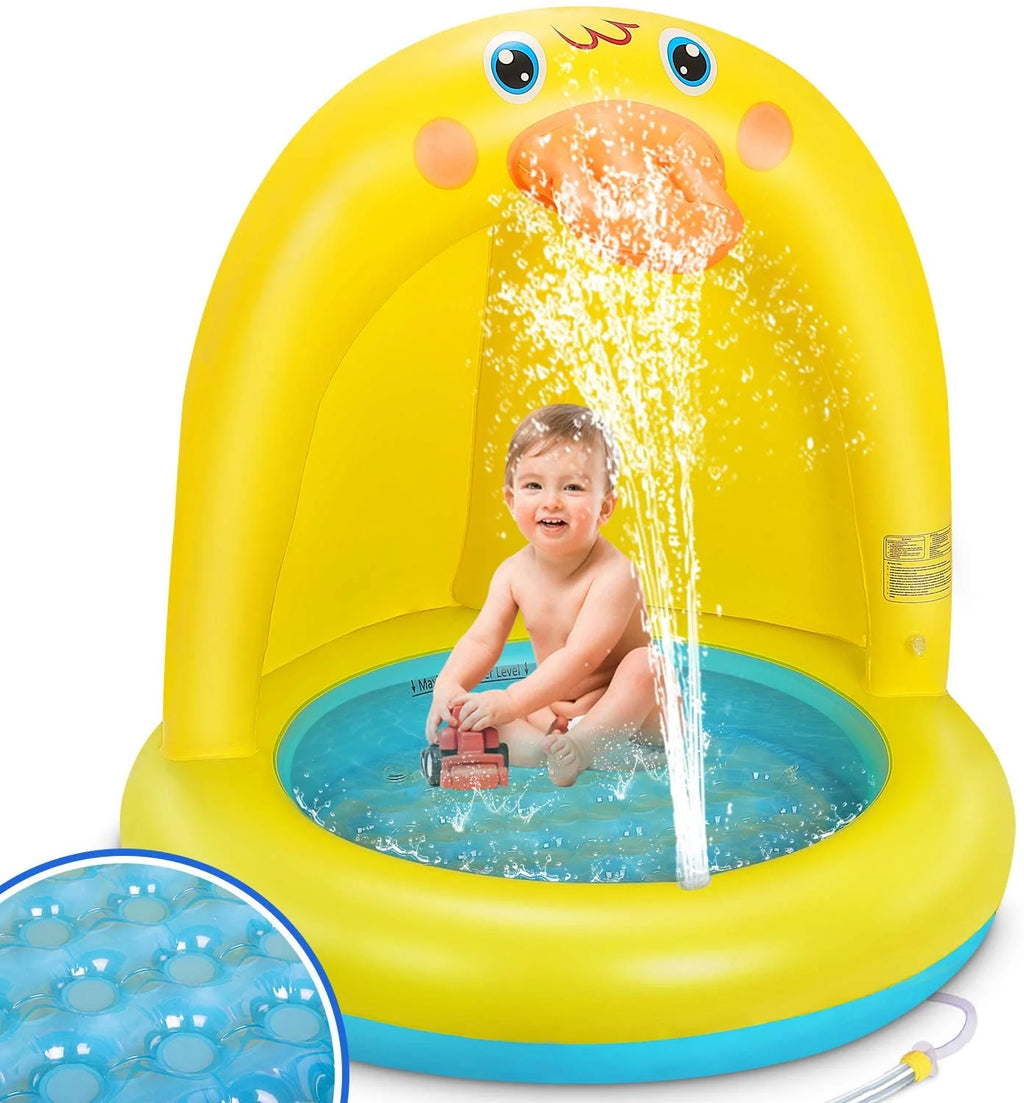 Inflatable Baby Pool with Canopy J52836