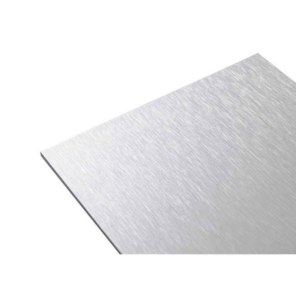 Brushed Silver Aluminum Composite Sheet I560542