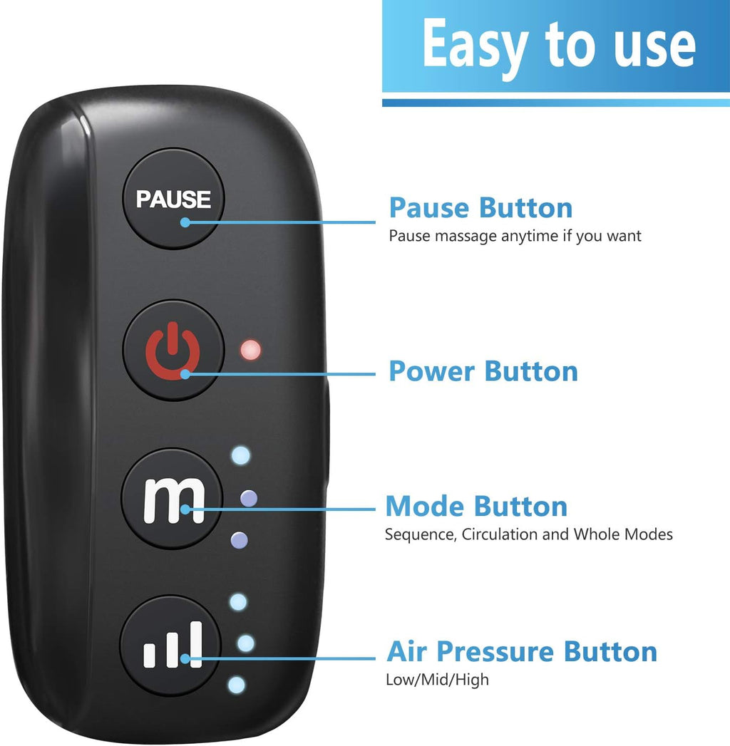 Rechargeable Air Compression Calf Massager (A Pair) B701