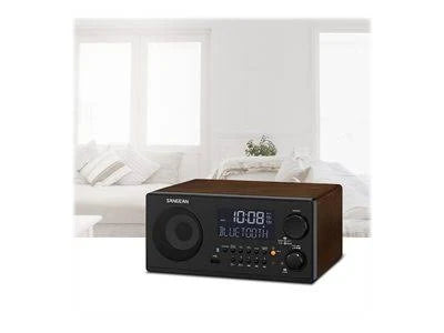 Wooden Case Alarm Clock with LCD Display G694553