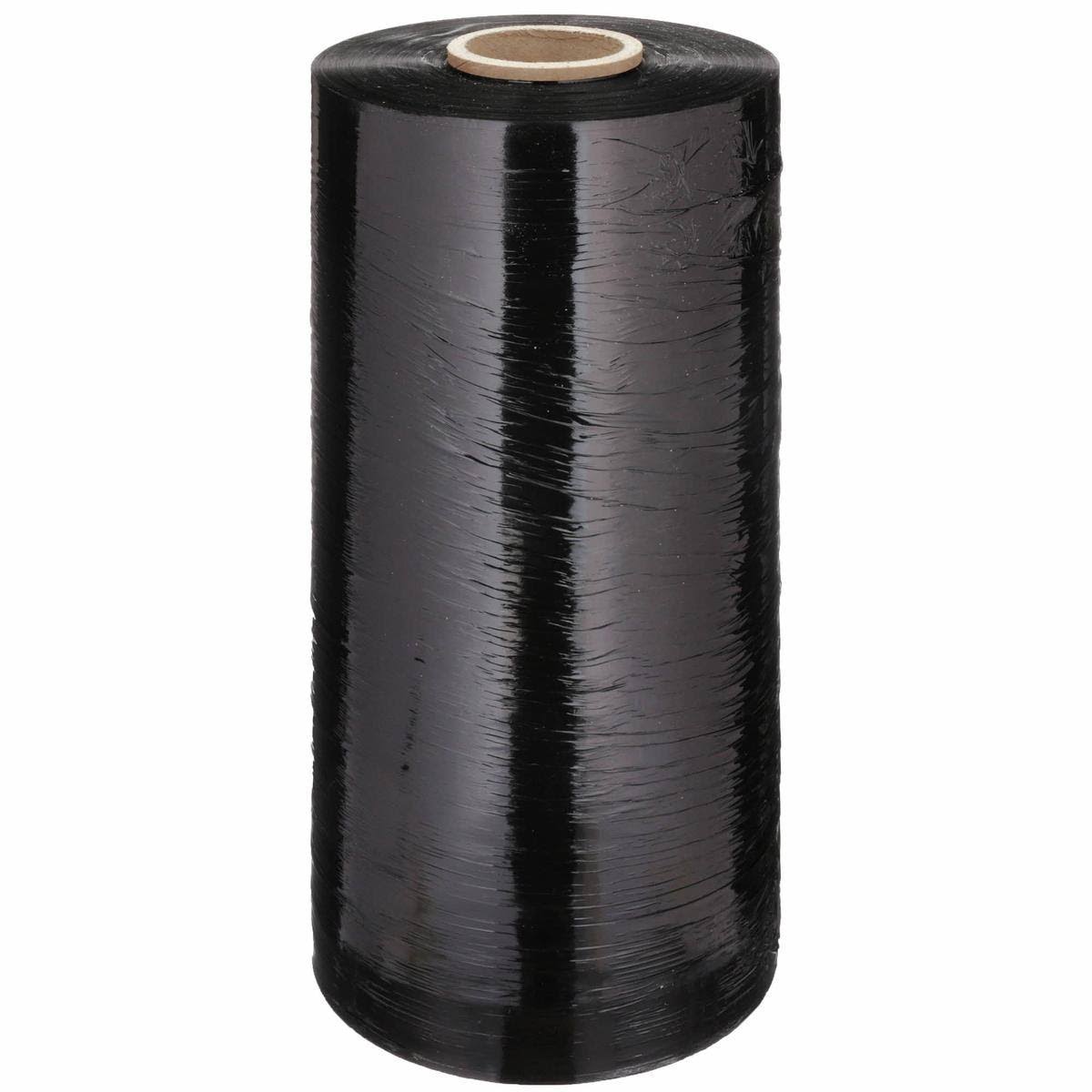 Black Opaque Cast Stretch Wrap 20x22 x 5000 ft K15474