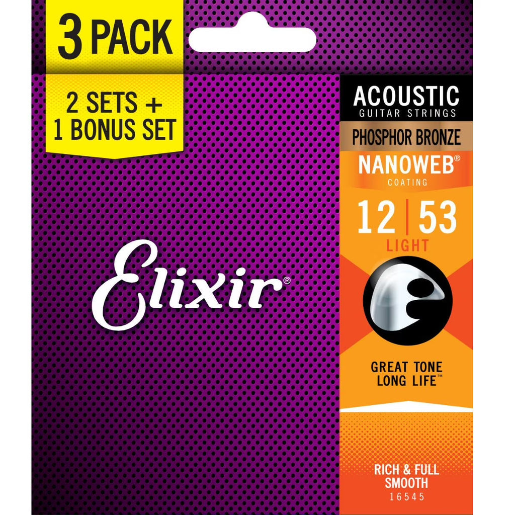 Phosphor Bronze Light 12-53 Acoustic Guitar Strings X228