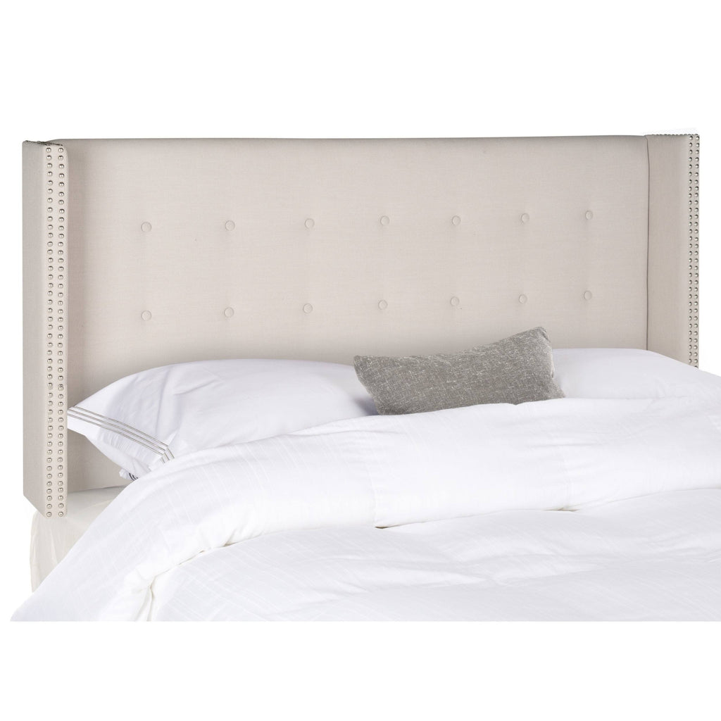 Taupe Tufted Winged Headboard Twin X813
