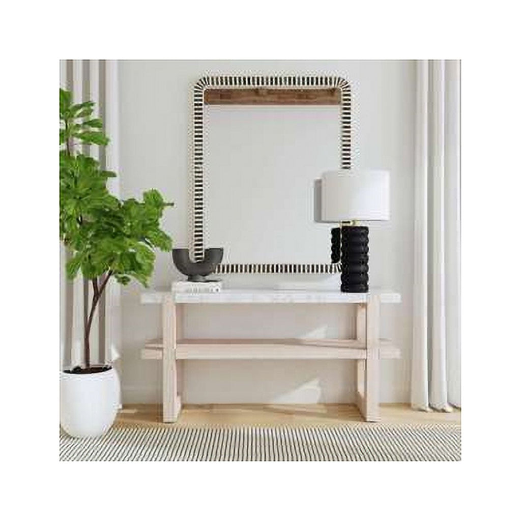 Marble Console Table in Sun-Bleached Ash Brown K39771