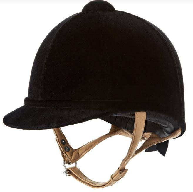 Black Velvet Riding Hat T658