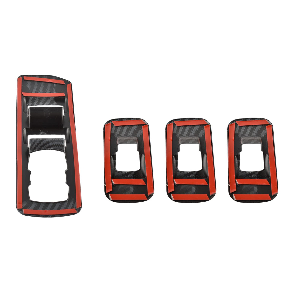 Carbon Fiber Pattern Window Lift Trim Switch Panel Cover D569240