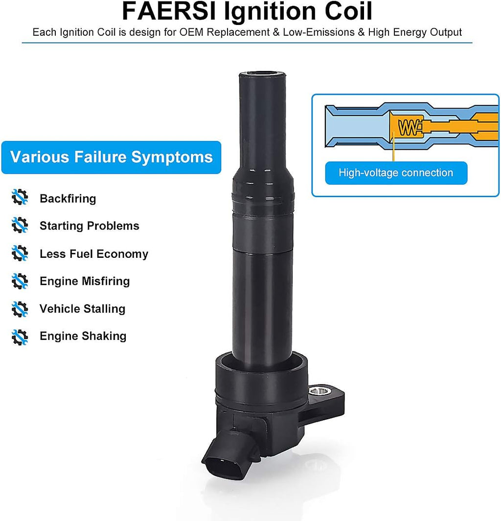 Ignition Coils Pack of 4 W778829