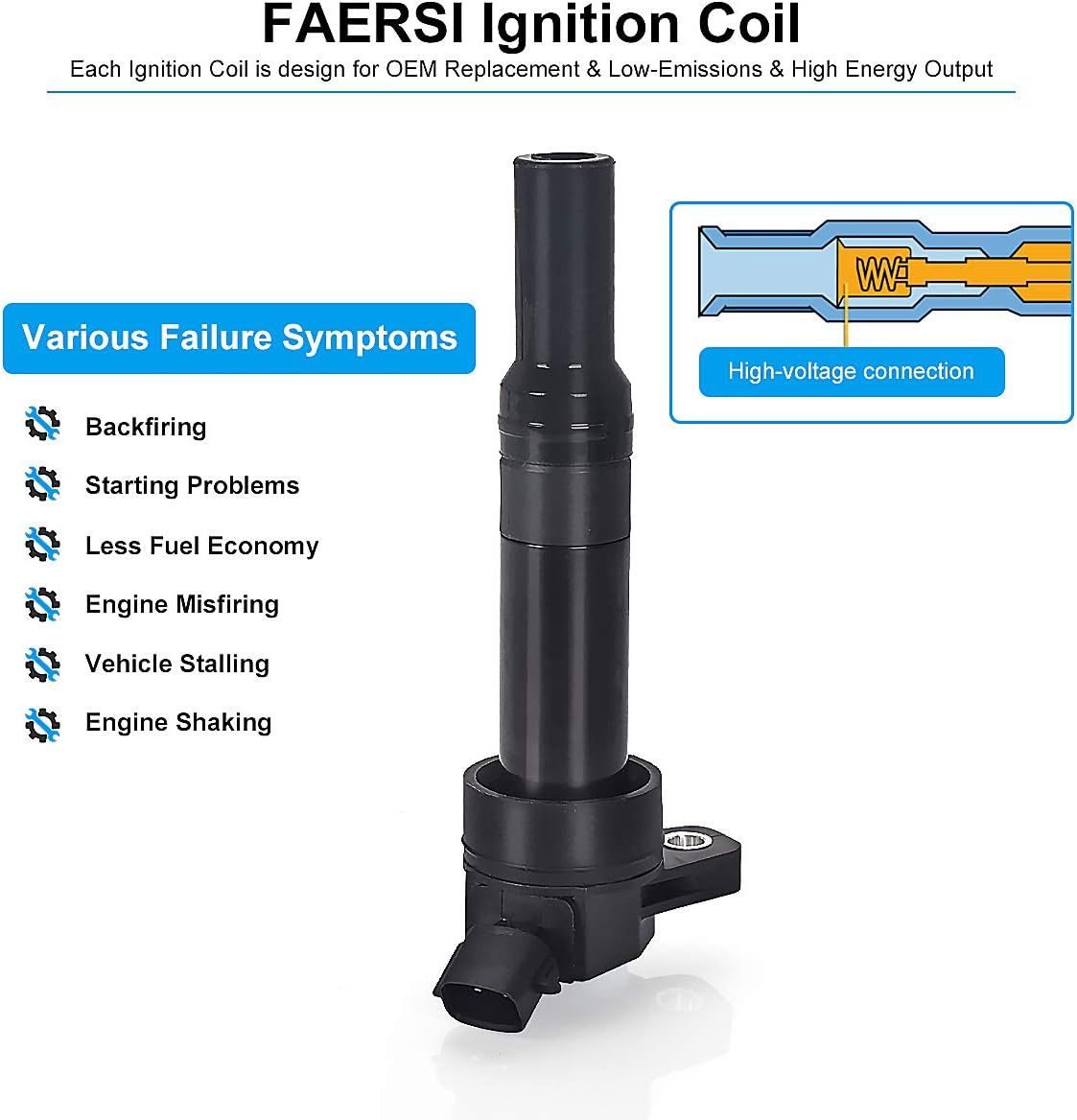 Ignition Coils Pack of 4 W778829
