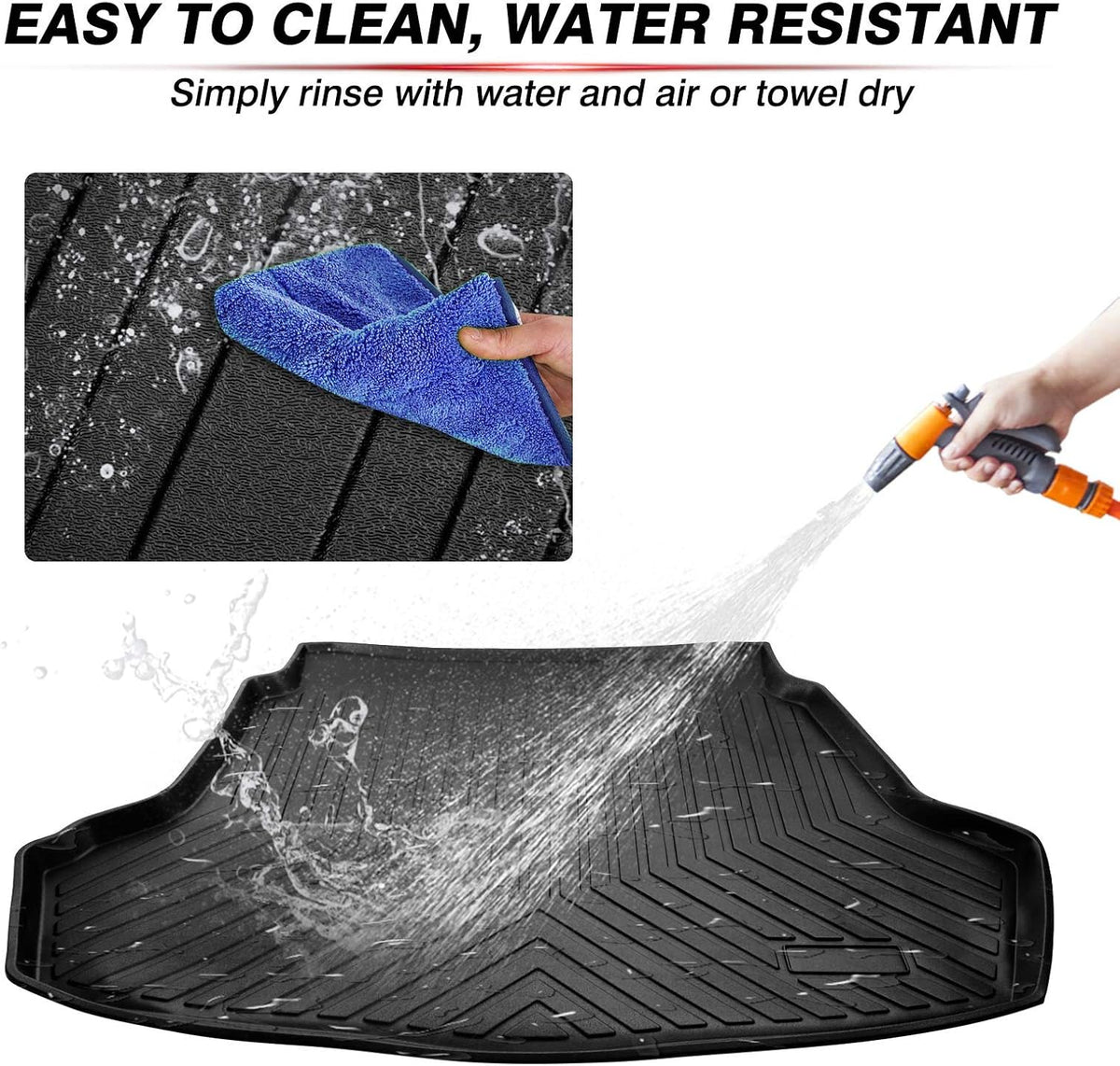 All Weather Cargo Liner Rear Trunk Liner Non-Slip TPO F300