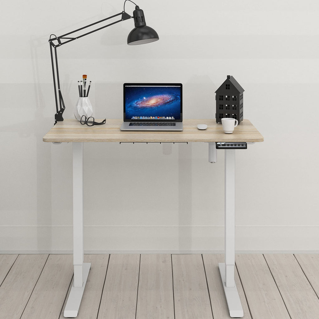 Maple Electric Height Adjustable Desk W8430