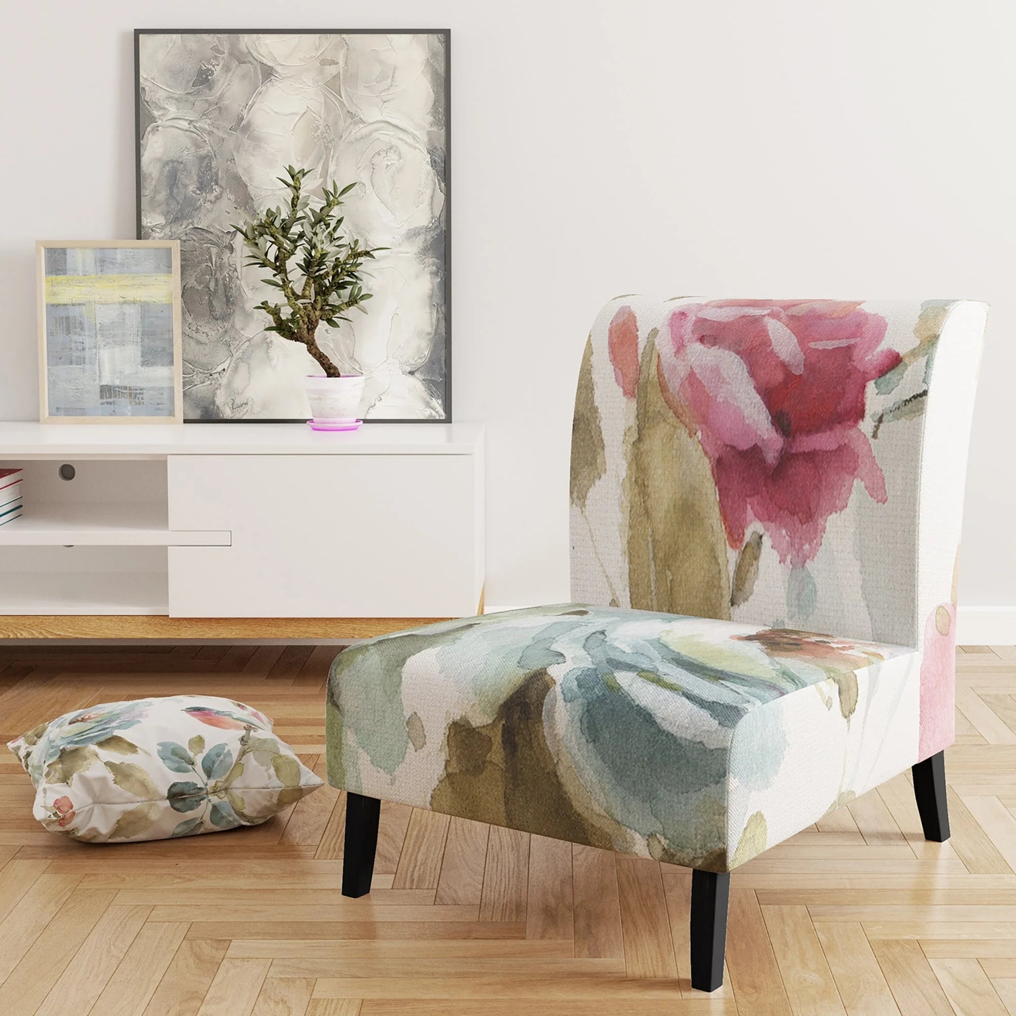 Upholstered Traditional Accent Chair T73869