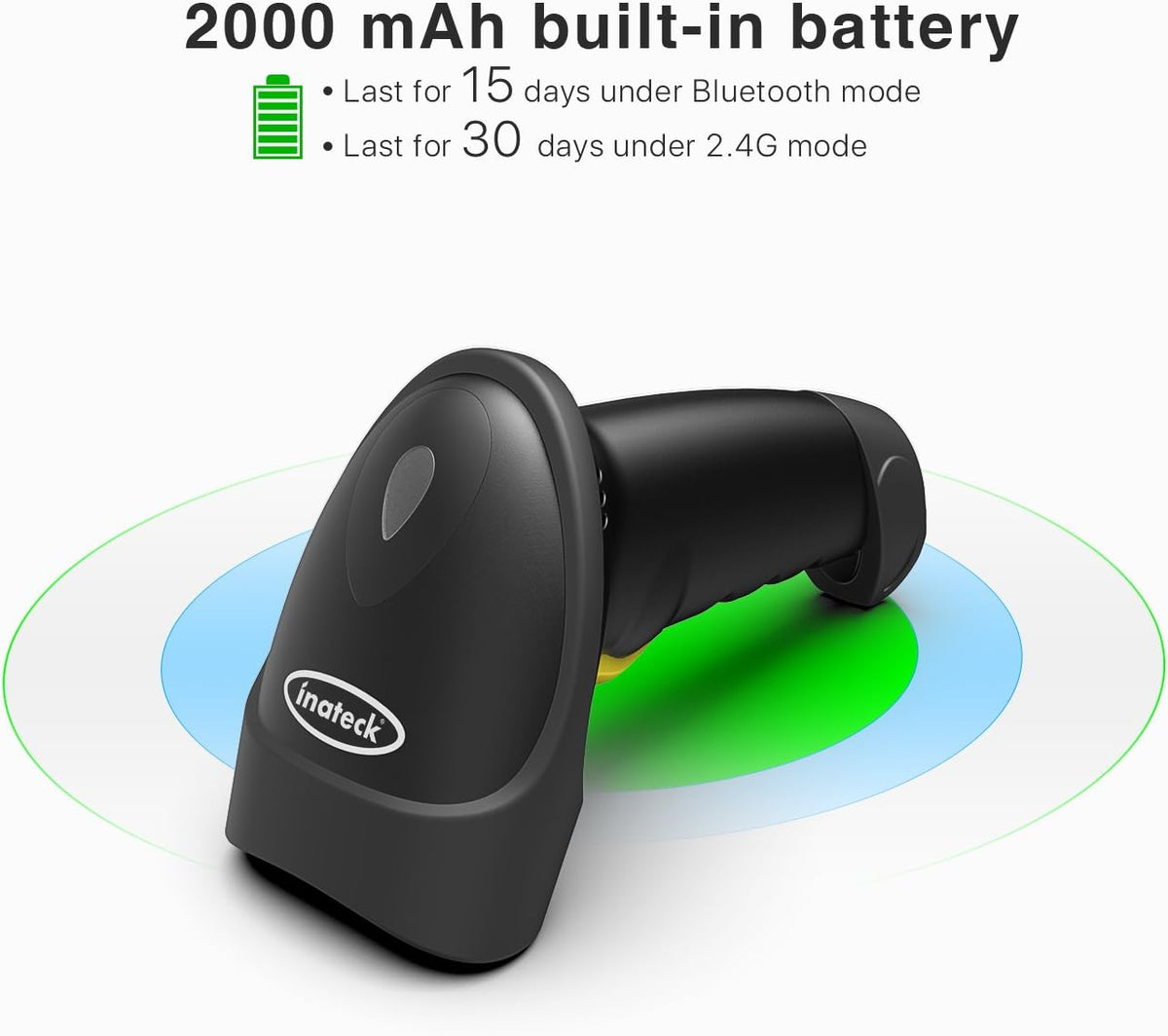 Wireless Bluetooth 2D Barcode Scanner F758933