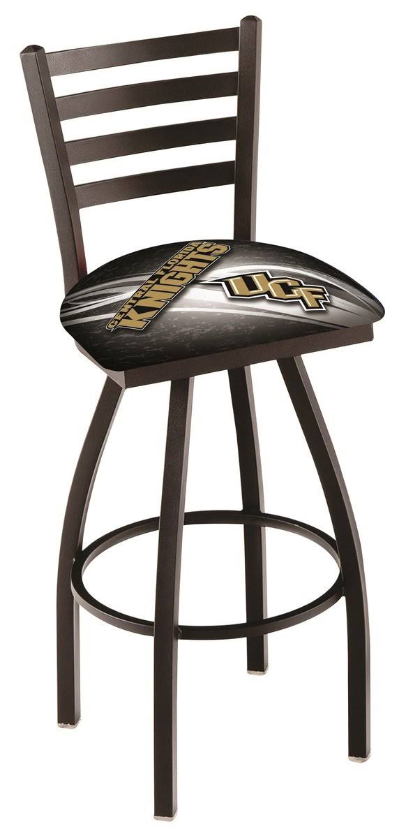 Black Wrinkle Swivel Bar Stool with Ladder N2582