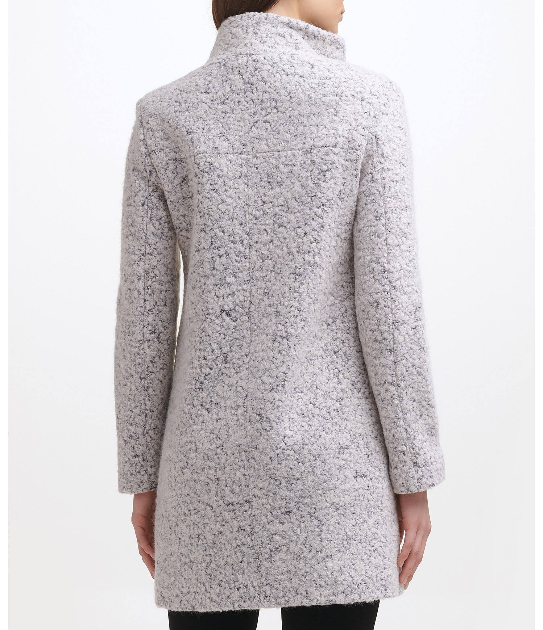Periwinkle Boucle Walker Coat Z5768