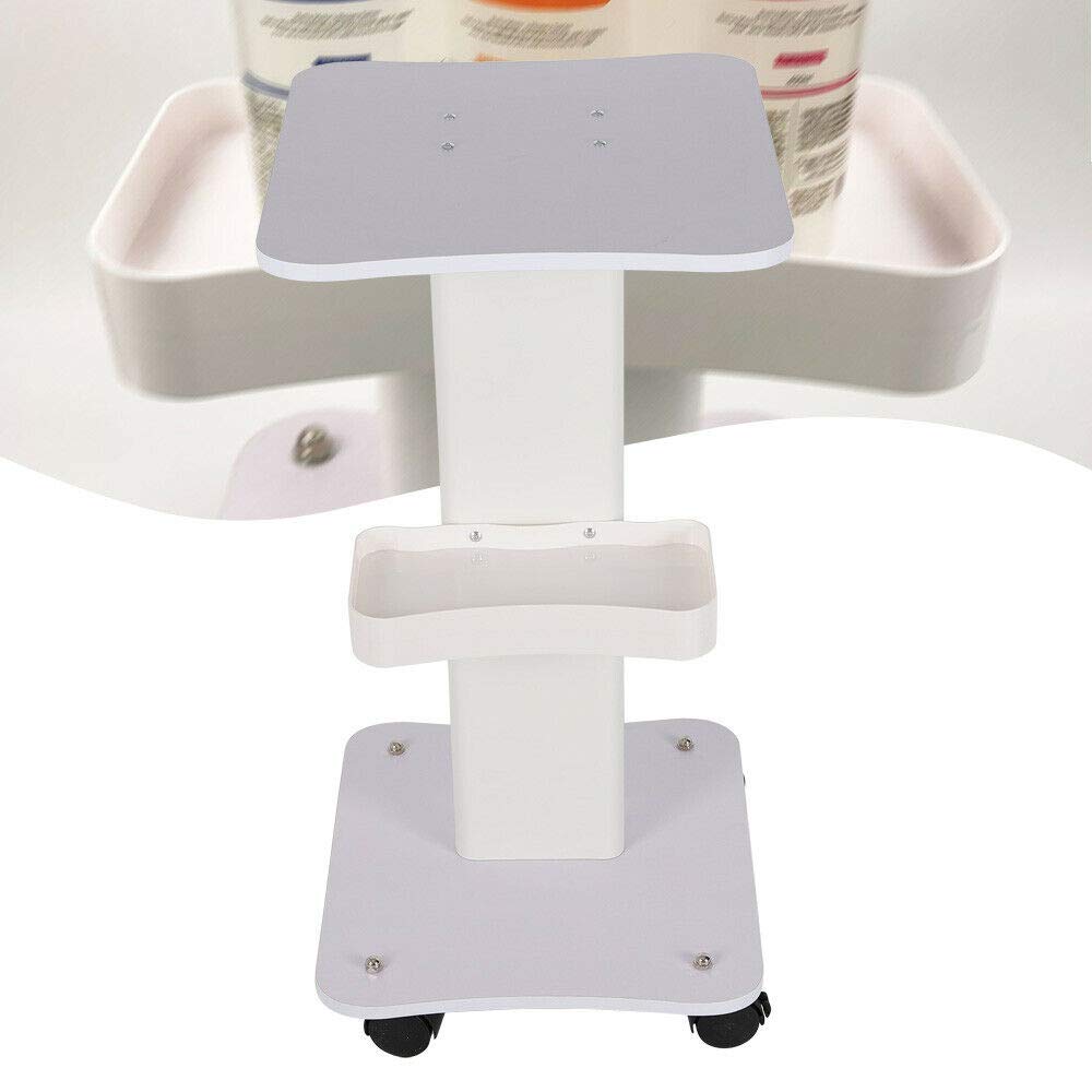 Pack of 2 Rolling Trolley Cart with Storage Tray O478