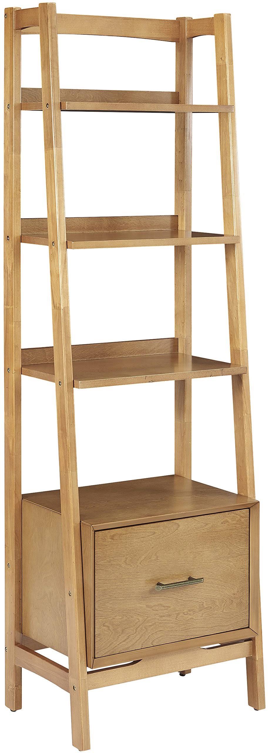 4-Shelf Bookcase, Acorn S87280