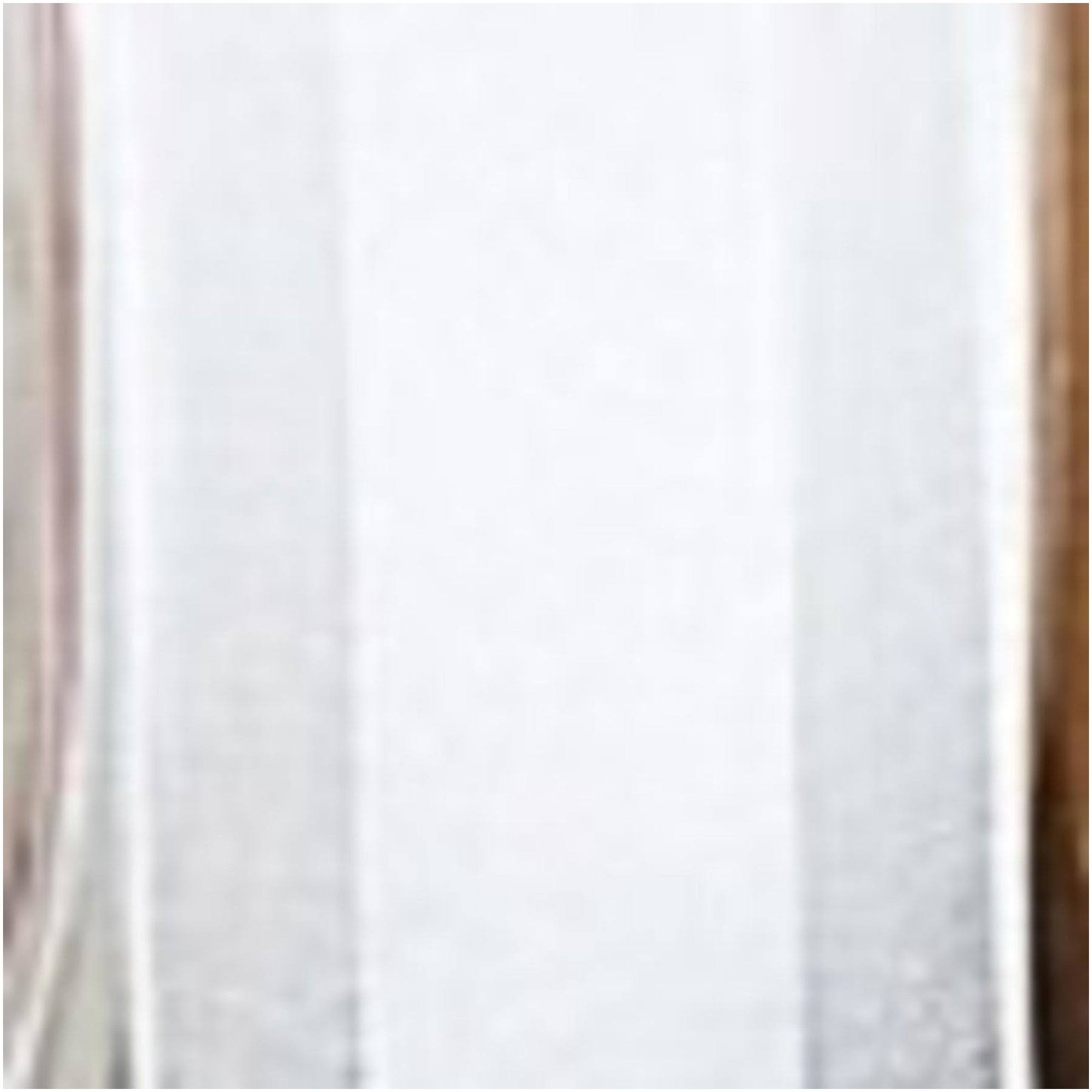 White Satin Organdy Craft Ribbon 60 Yards V250683