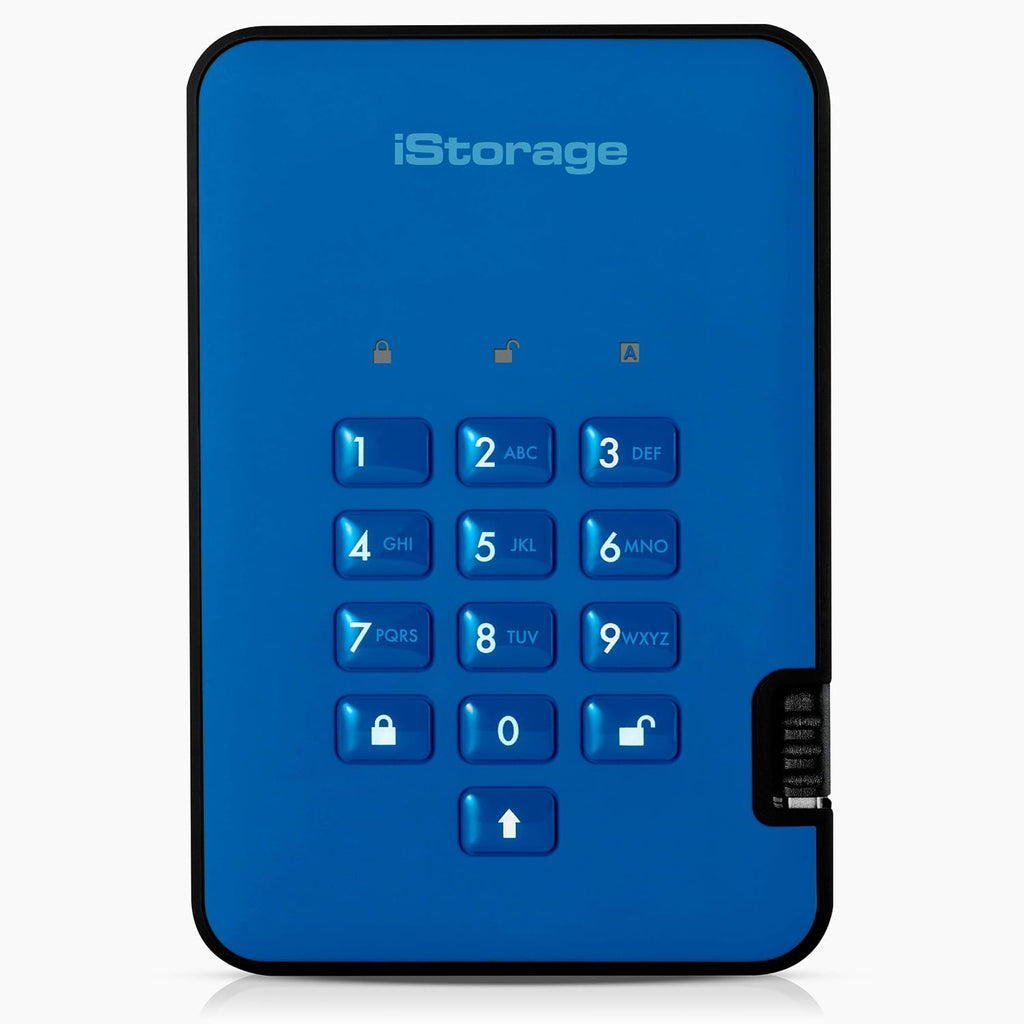 Green Secure Portable Hard Drive W514