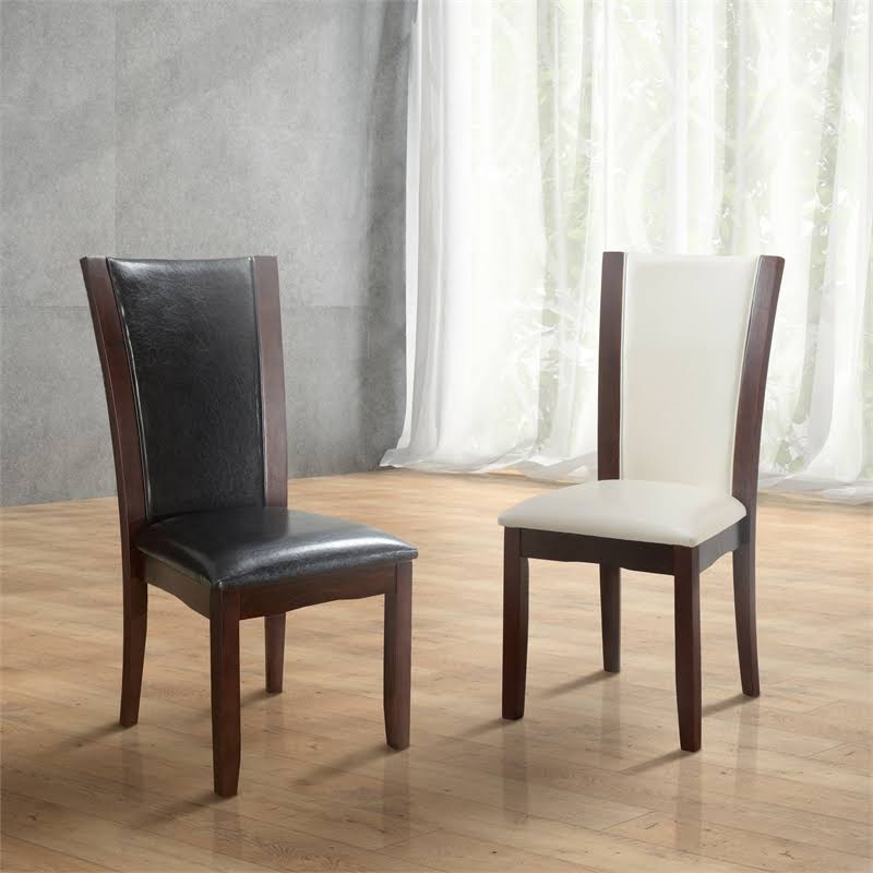 Brown Cherry Contemporary Side Chair (Set of 2) L305