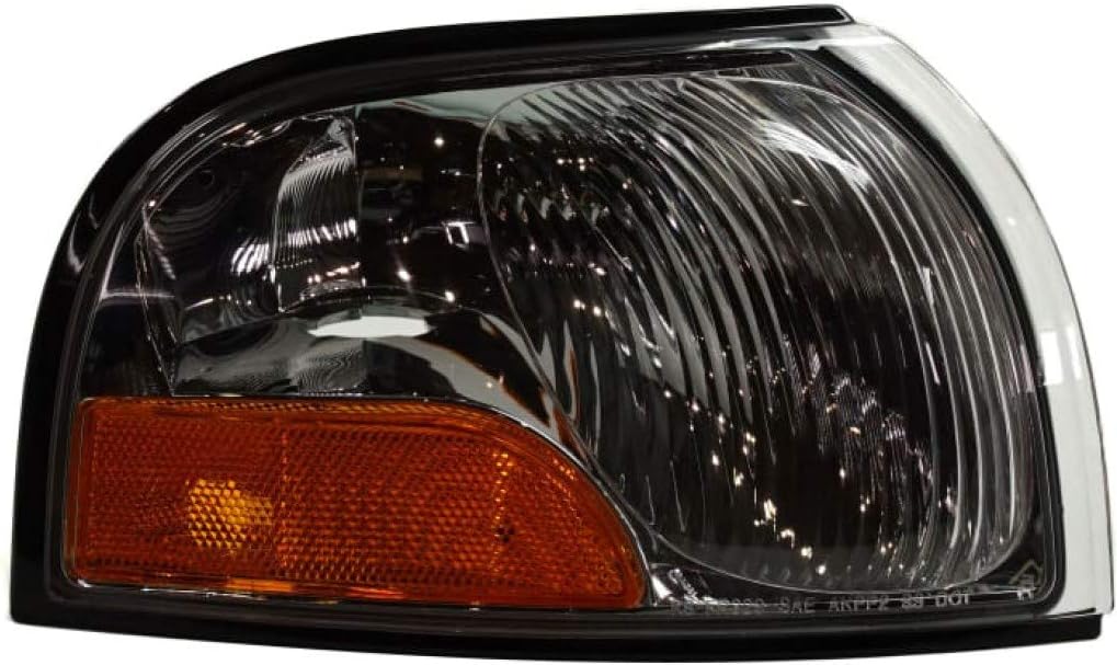 Passenger Side Corner Light for Nissan Quest 1999-2002, Clear & Amber Lens, Pack of 2 T951514