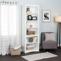 White Tall Bookcase J585