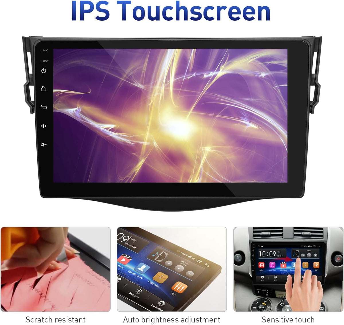 Car Radio in Dash Navigation with Bluetooth Backup Camera U70242