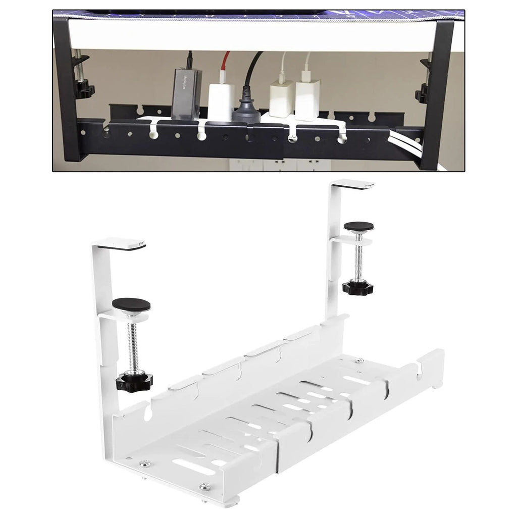 White Iron Cable Management Tray M794