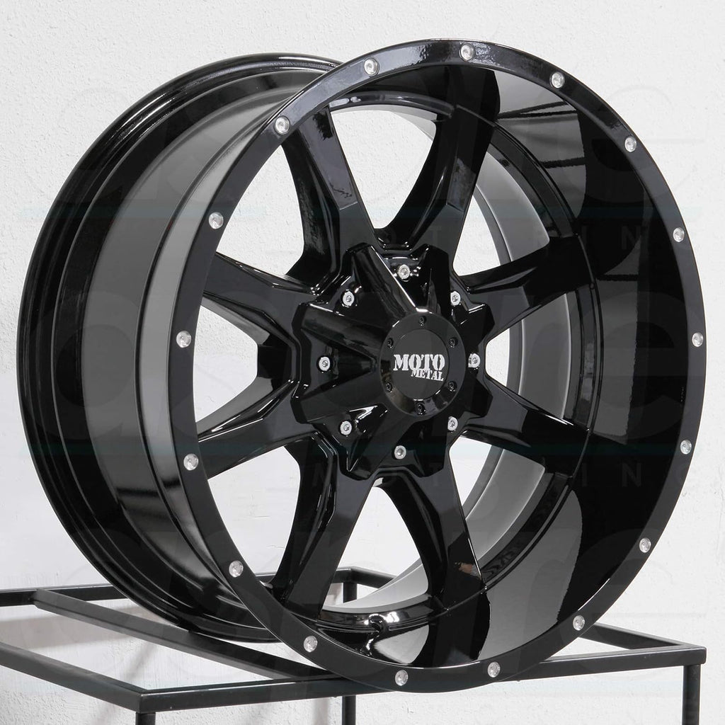 20x10 6x135/6x5.5" -24mm Gloss Black Wheel Rim 20" Inch T55740