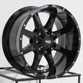 20x10 6x135/6x5.5" -24mm Gloss Black Wheel Rim 20" Inch T55740