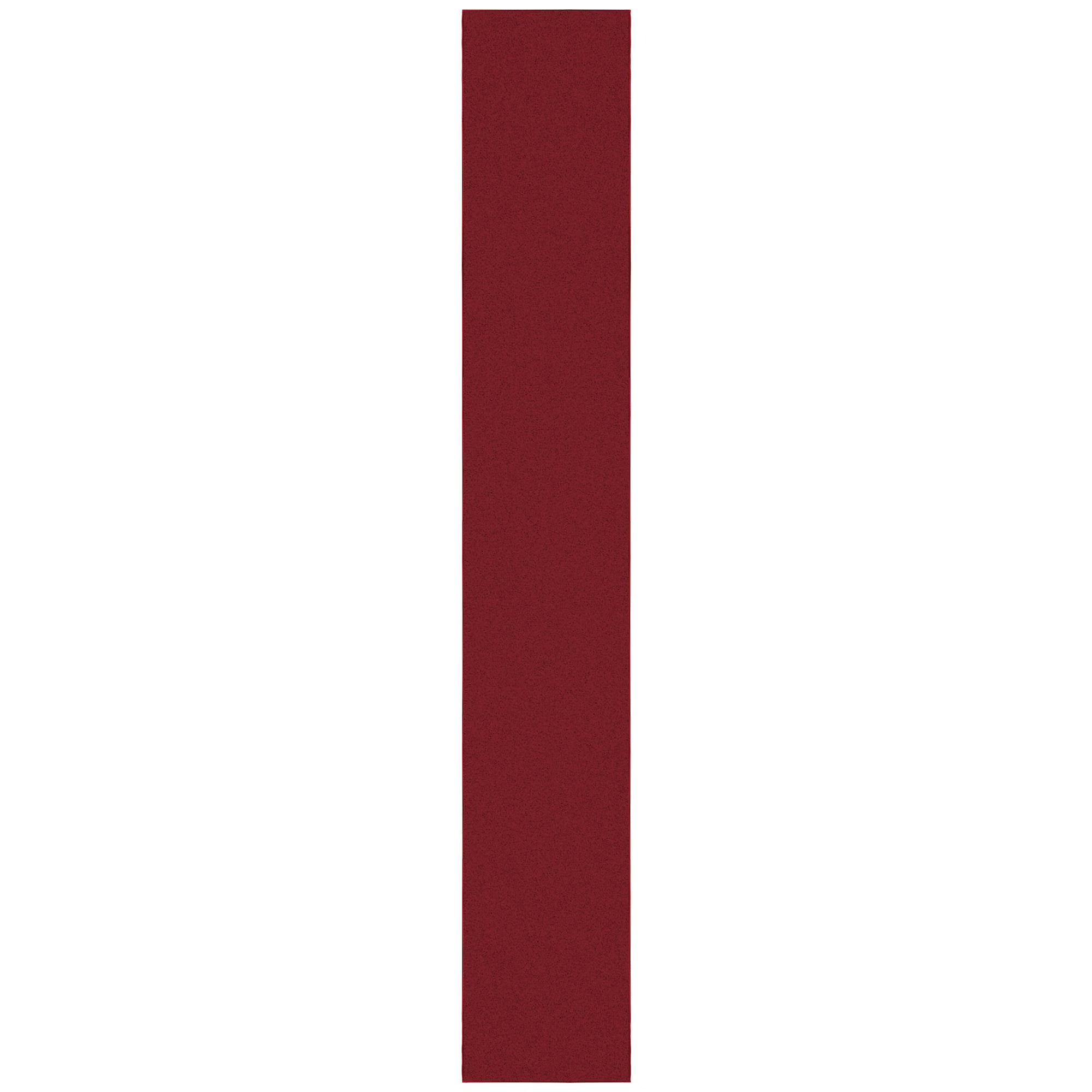 Red Non-Slip Rubberback Runner Rug, 1'10" x 12' L333