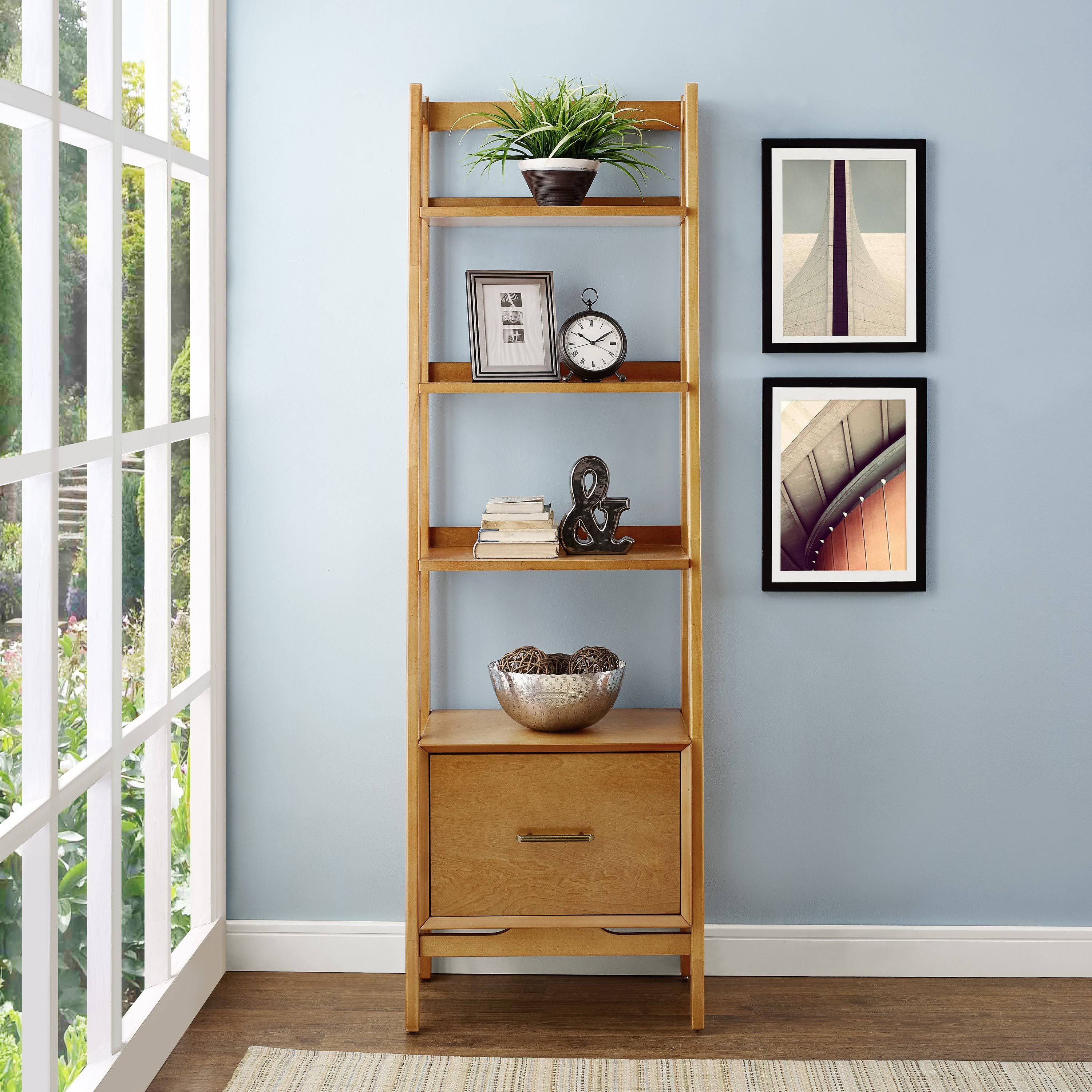 4-Shelf Bookcase, Acorn S87280