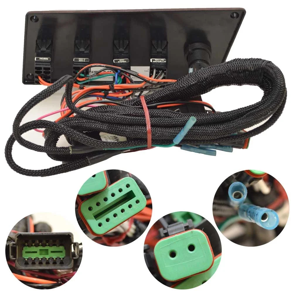 Woodgrain Boat Switch Panel Z29684
