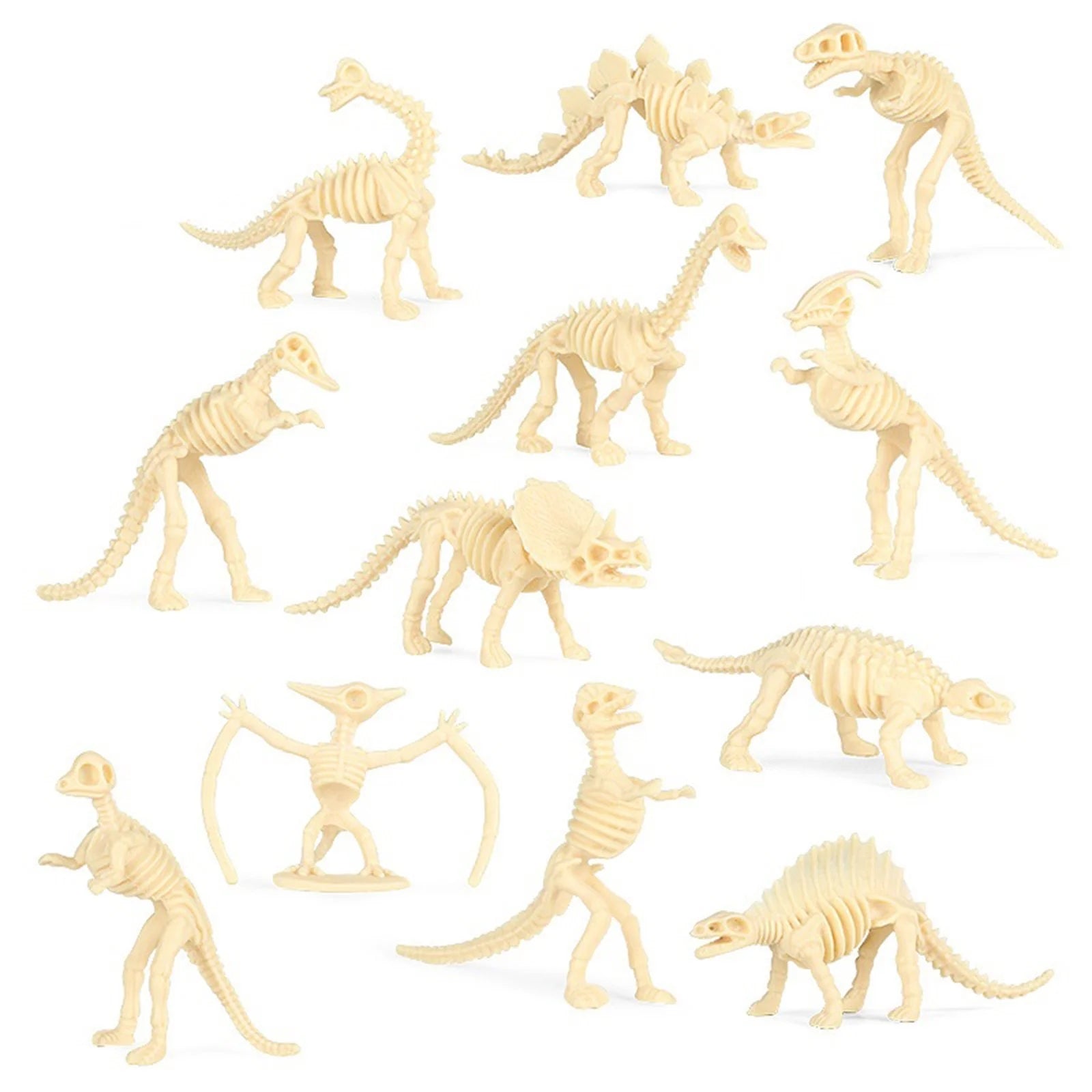 Colorful Simulation Dinosaur Fossil Model Ornaments E614590