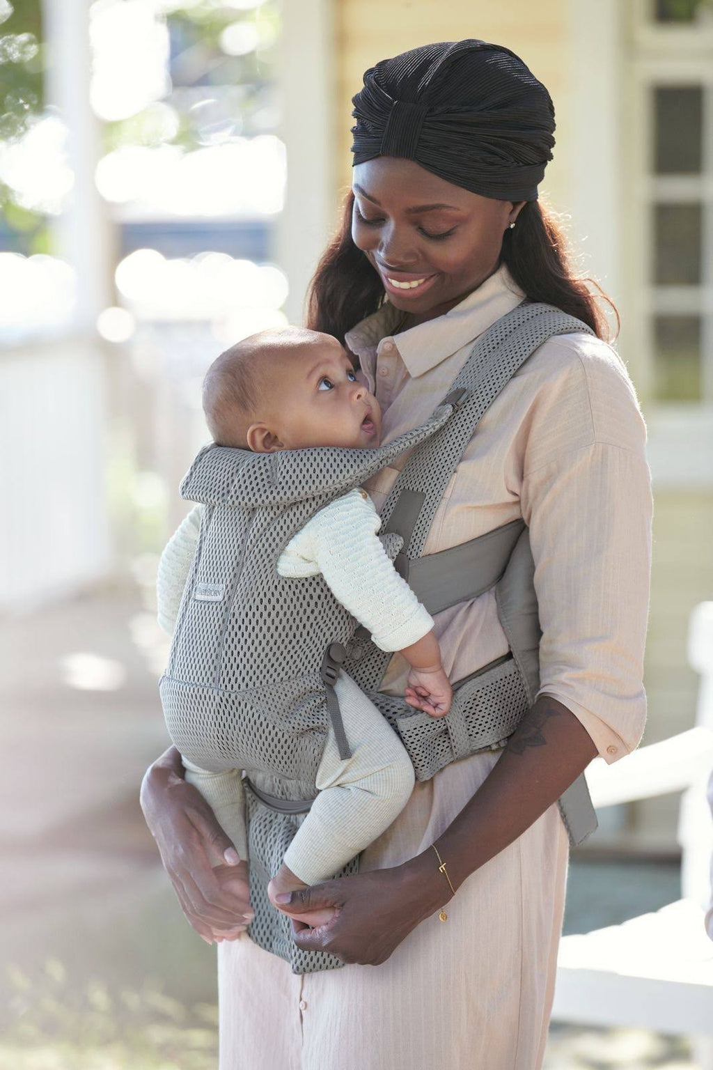 Sage Green 3D Mesh Baby Carrier N493