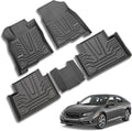 TPE Black All Weather Car Floor Mats for Honda Civic D684