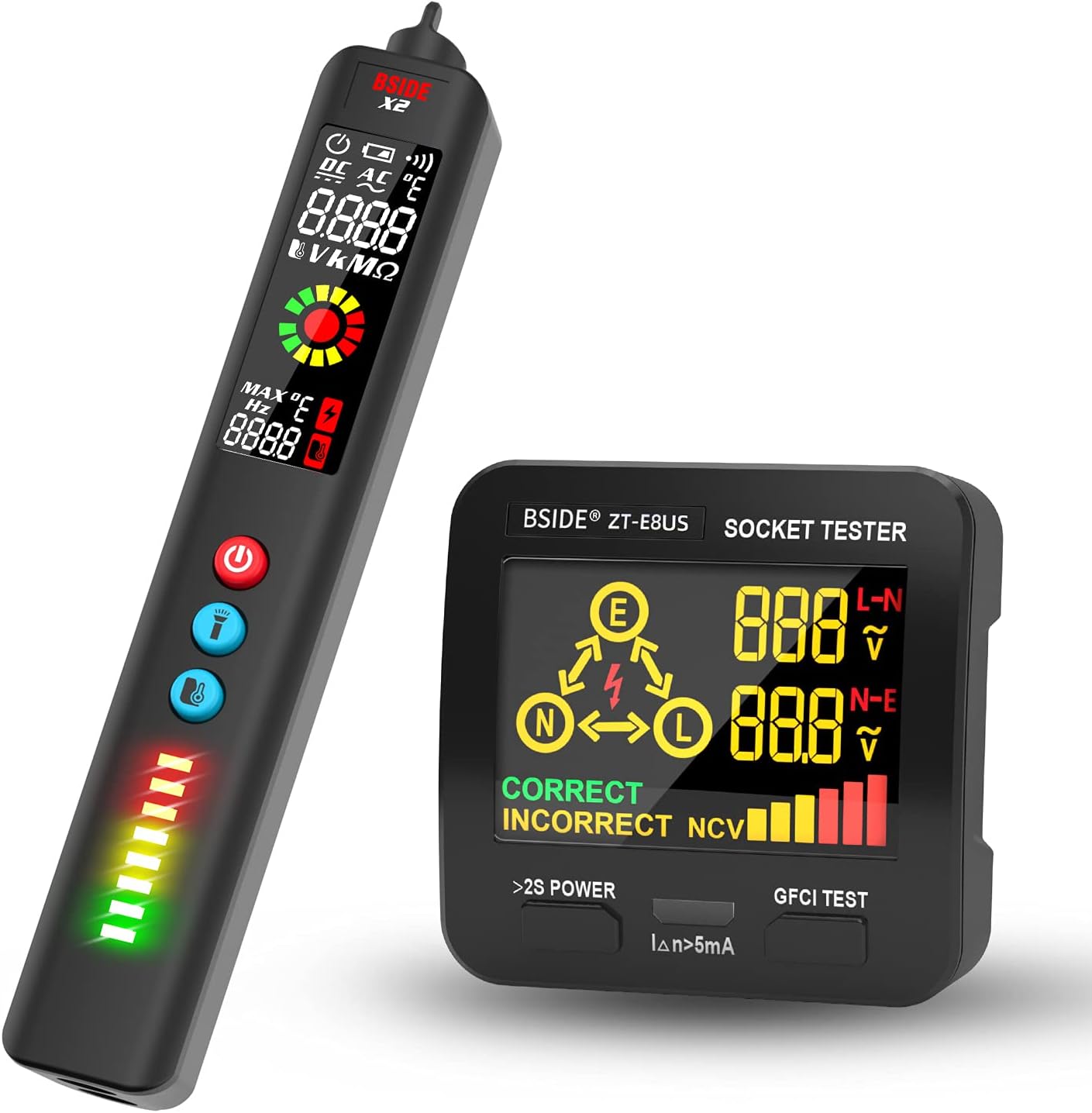 Non-contact AC Voltage Tester Pen with Adjustable Sensitivity M689654