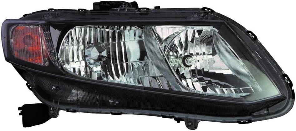 Headlight Assembly for Honda Civic Coupe 2013 2014 Passenger Side D766