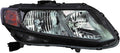 Headlight Assembly for Honda Civic Coupe 2013 2014 Passenger Side D766