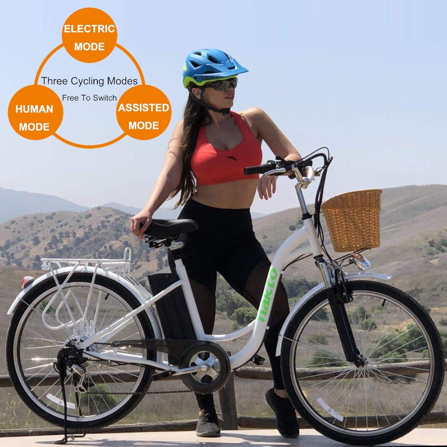 26 250W Cargo Electric Bicycle with Removable 36V10A Lithium Battery P447