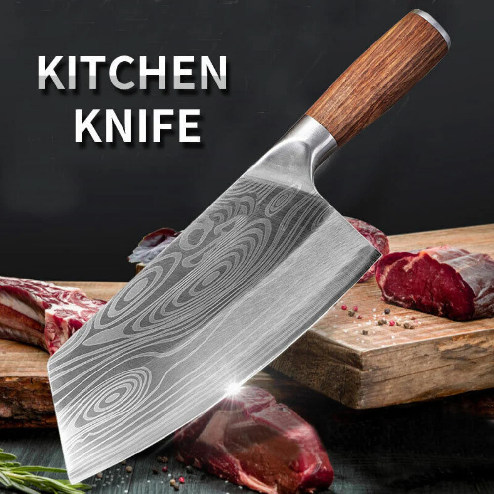 8 Inch Stainless Steel Chef Knife J37312